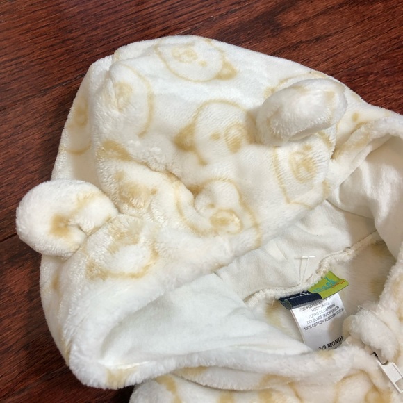 Mick Mack fleece hooded onesie with fold over mittens - Picture 5 of 12